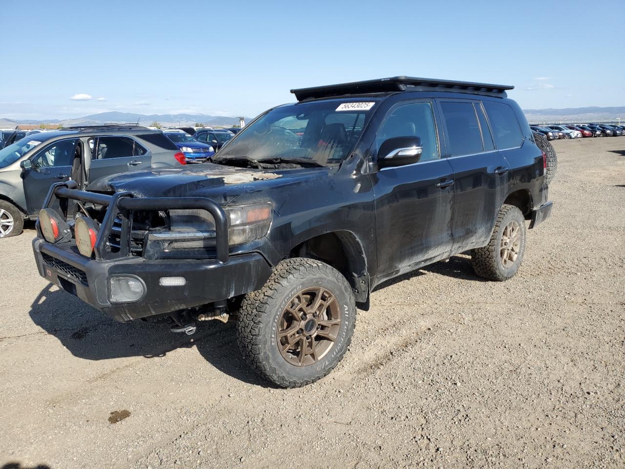 2021 Toyota Land Cruiser, VIN JTMCY7AJ0M4104444 — Burn