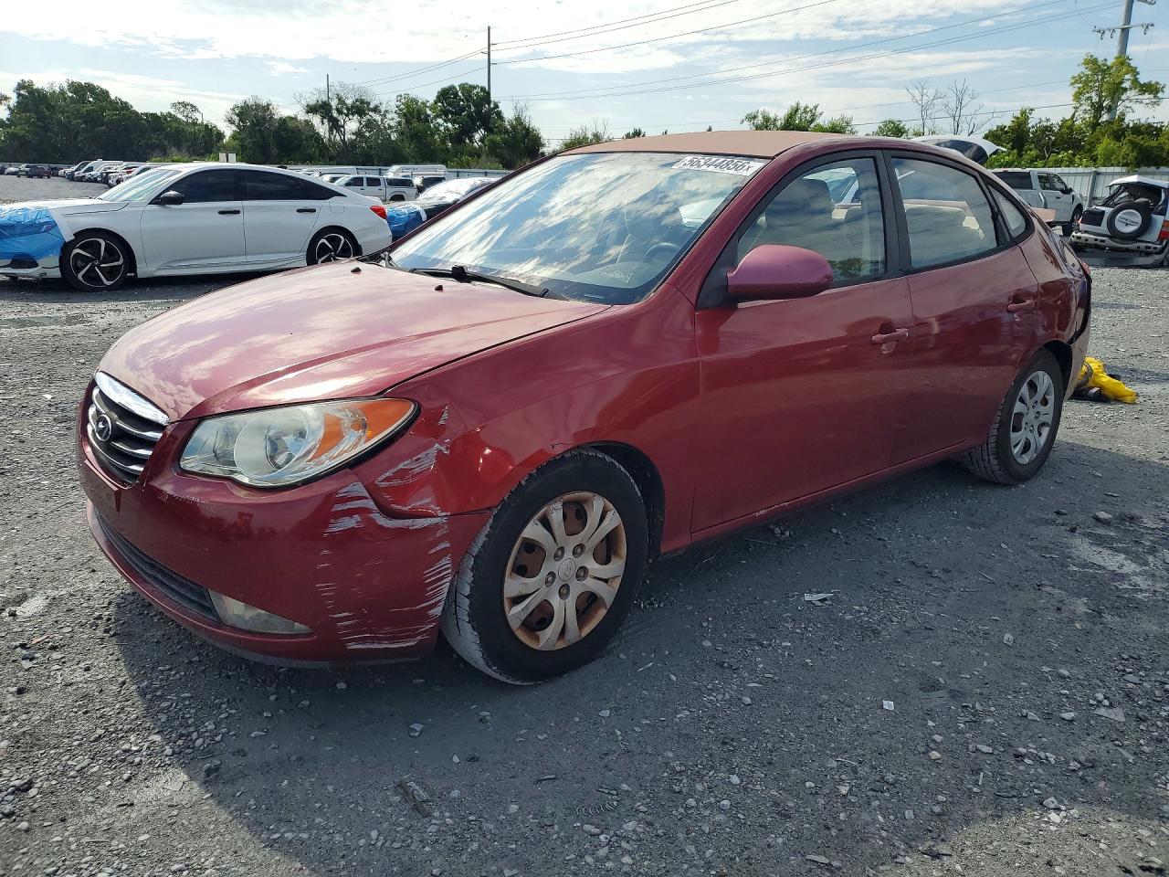 2010 Hyundai Elantra GLS, VIN KMHDU4AD7AU049281 — Rear end