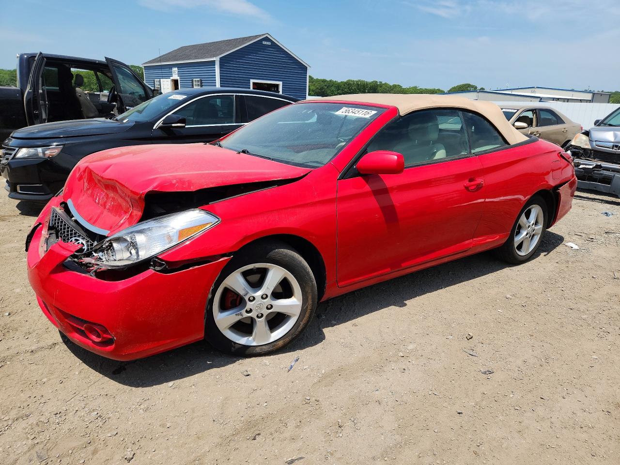 2007 Toyota Solara SLE, VIN 4T1FA38P97U112238 — Front end