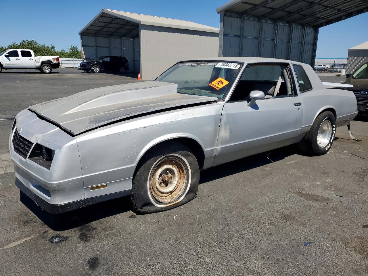 1985 Chevrolet Monte Carlo Sport SS, VIN 1G1GZ37G2FR113843 — Stripped