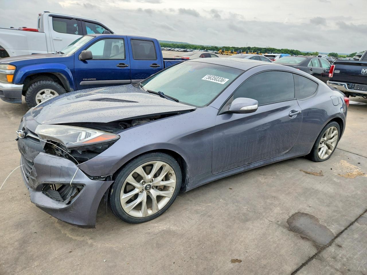 2014 Hyundai Genesis Coupe Ultimate, VIN KMHHU6KJ5EU119884 — Front end