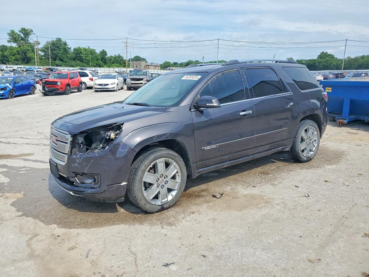 2015 GMC Acadia Denali, VIN 1GKKRTKD0FJ285631 — Front end