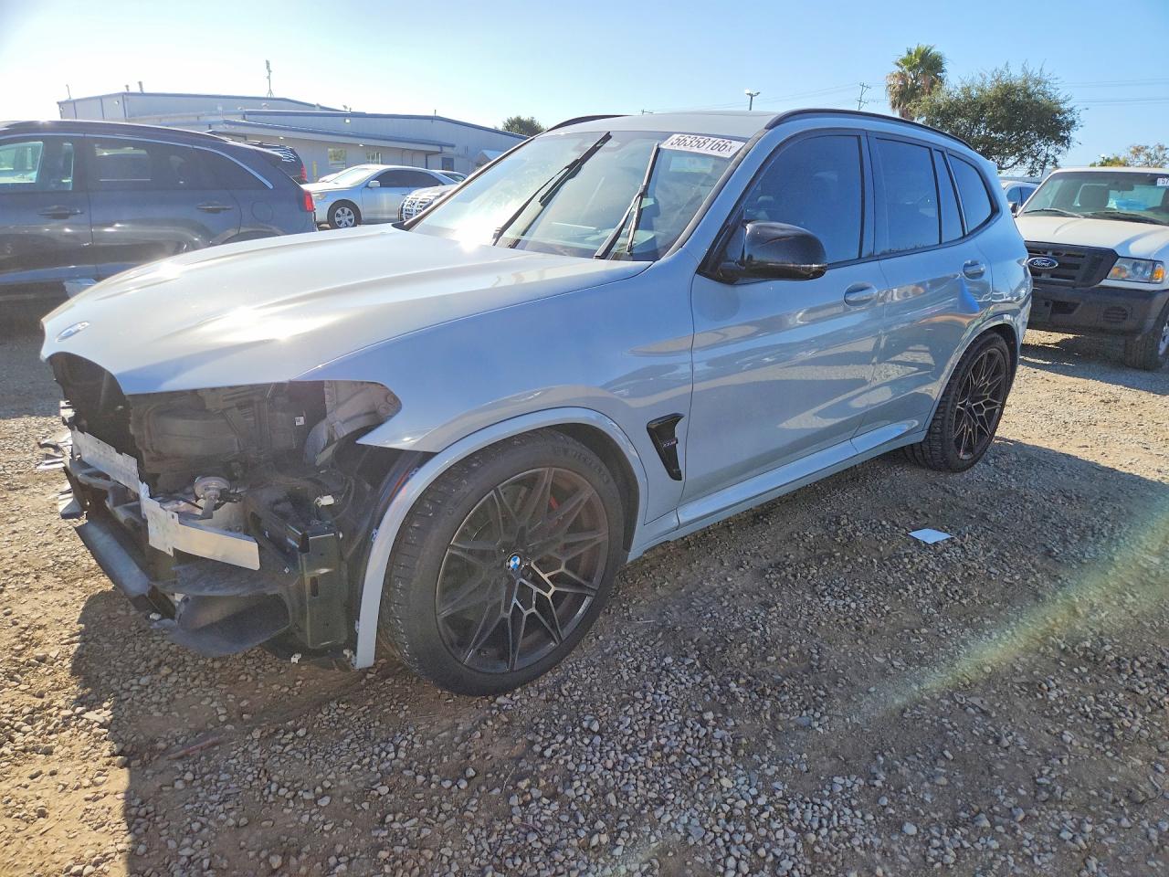 2022 BMW X3 M, VIN 5YM13EC01N9K66769 — Front end