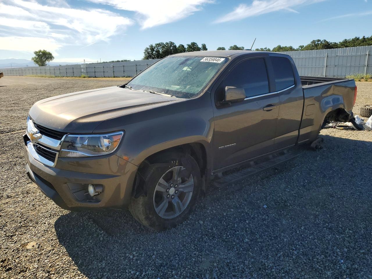 2015 Chevrolet Colorado 2WD LT, VIN 1GCHSBE3XF1136487 — Rear end