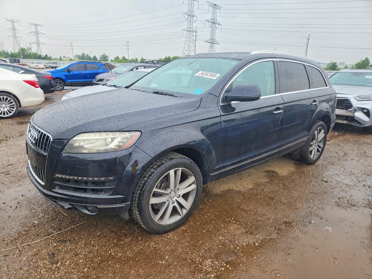 2012 Audi Q7 Premium Plus, VIN WA1LGAFE4CD009647 — Зад