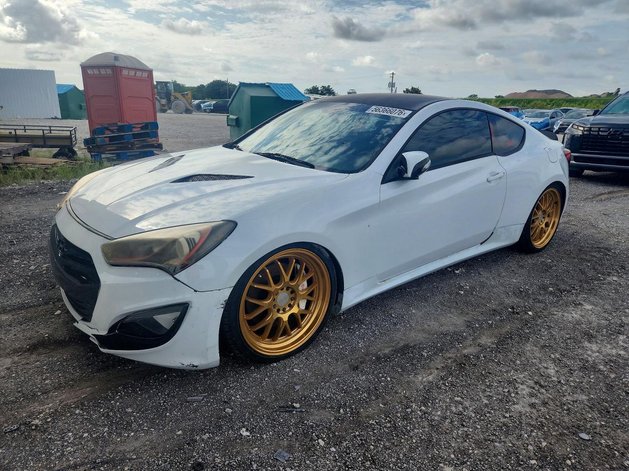 2014 Hyundai Genesis Coupe Ultimate, VIN KMHHU6KJXEU115491 — Minor dents and scratches