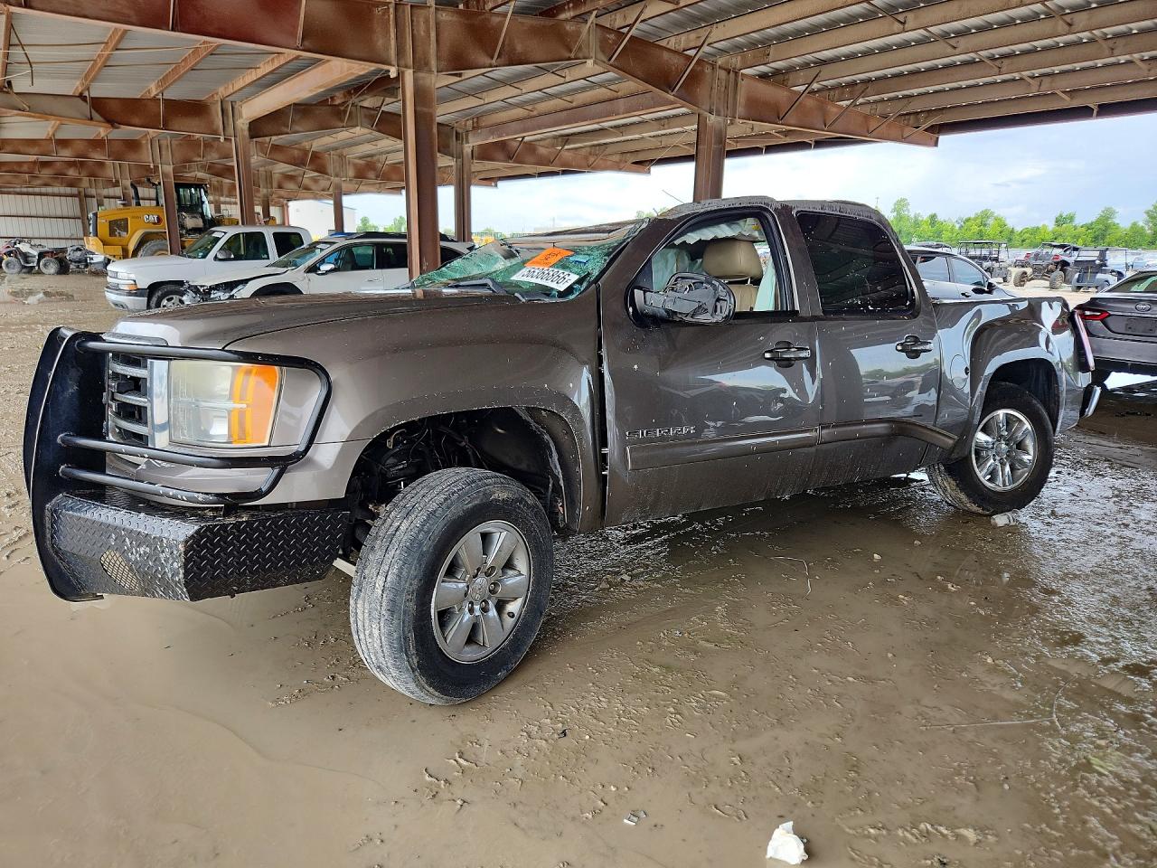 2012 GMC Sierra 1500 SLT, VIN 3GTP1WE00CG181852 — Опрокидывание