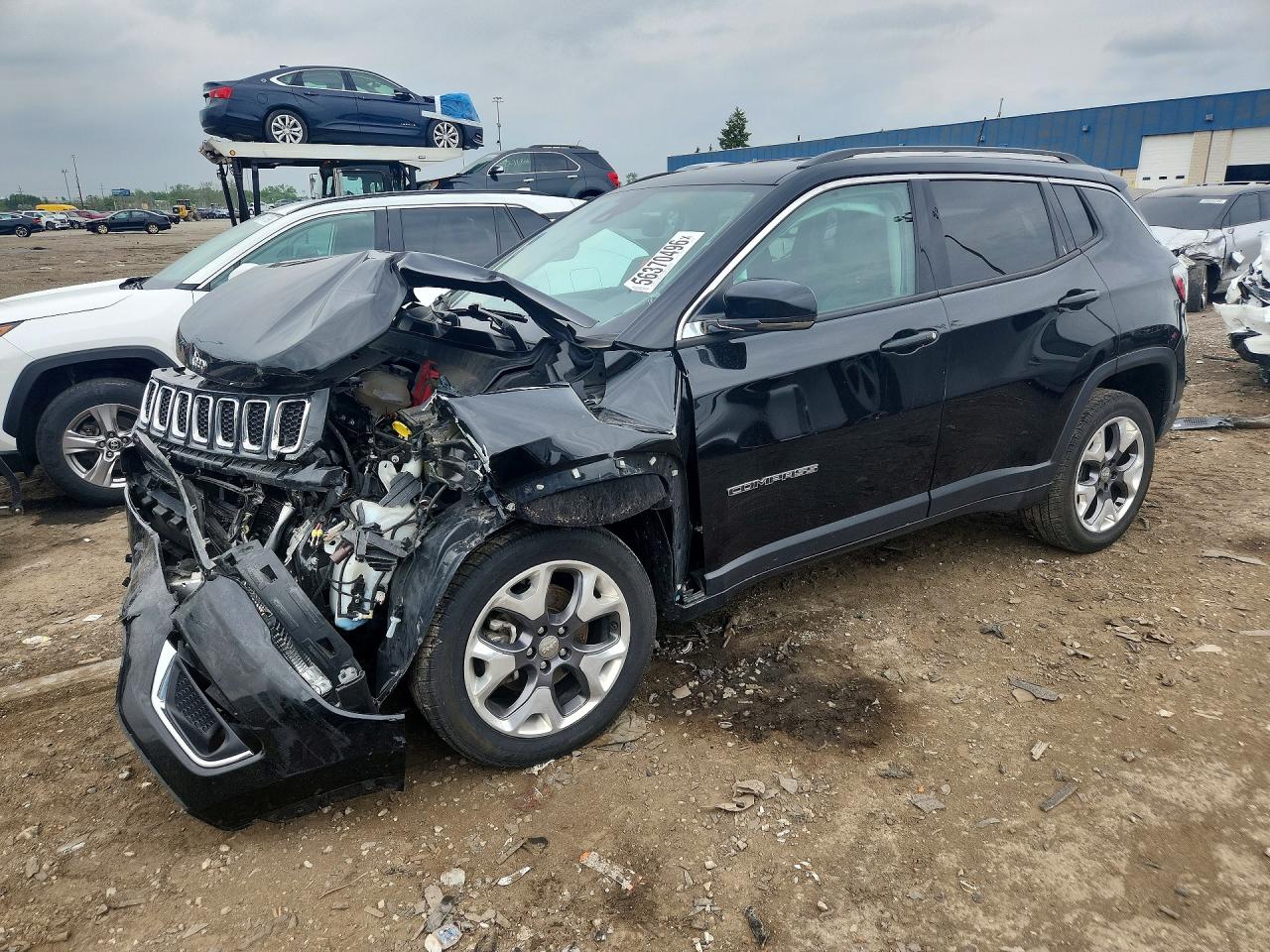 2021 Jeep Compass Limited, VIN 3C4NJDCB3MT576035 — Перед