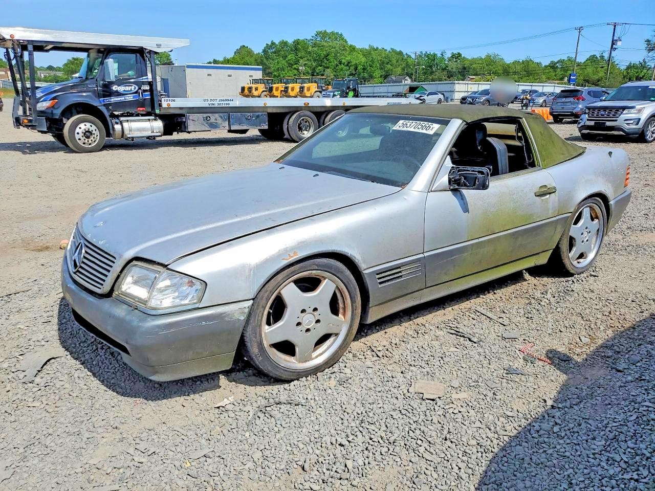 1991 Mercedes-Benz SL, VIN WDBFA66E4MF027944 — Minor dents and scratches