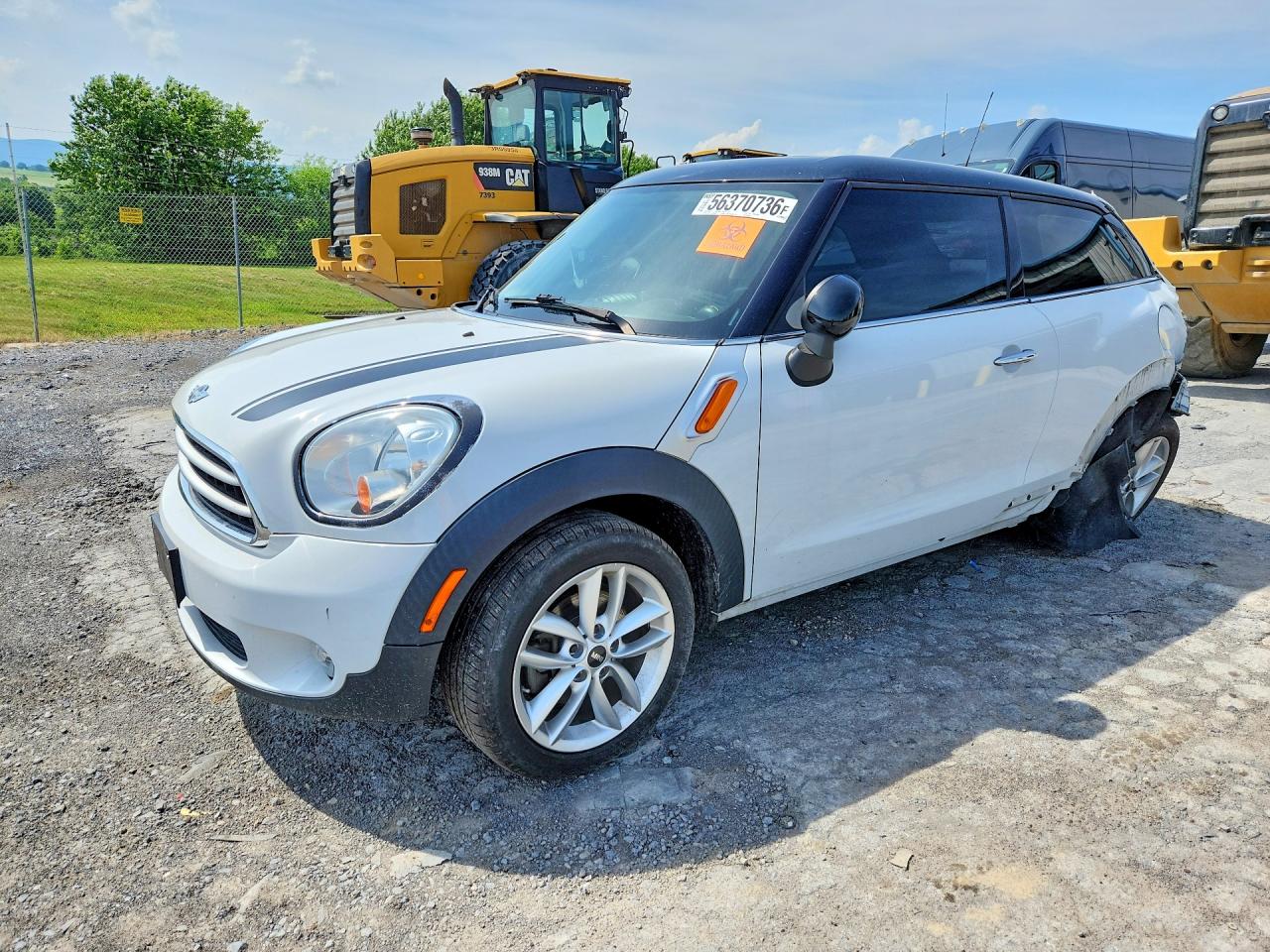 2014 MINI Paceman, VIN WMWSS1C58EWN94841 — Rear end