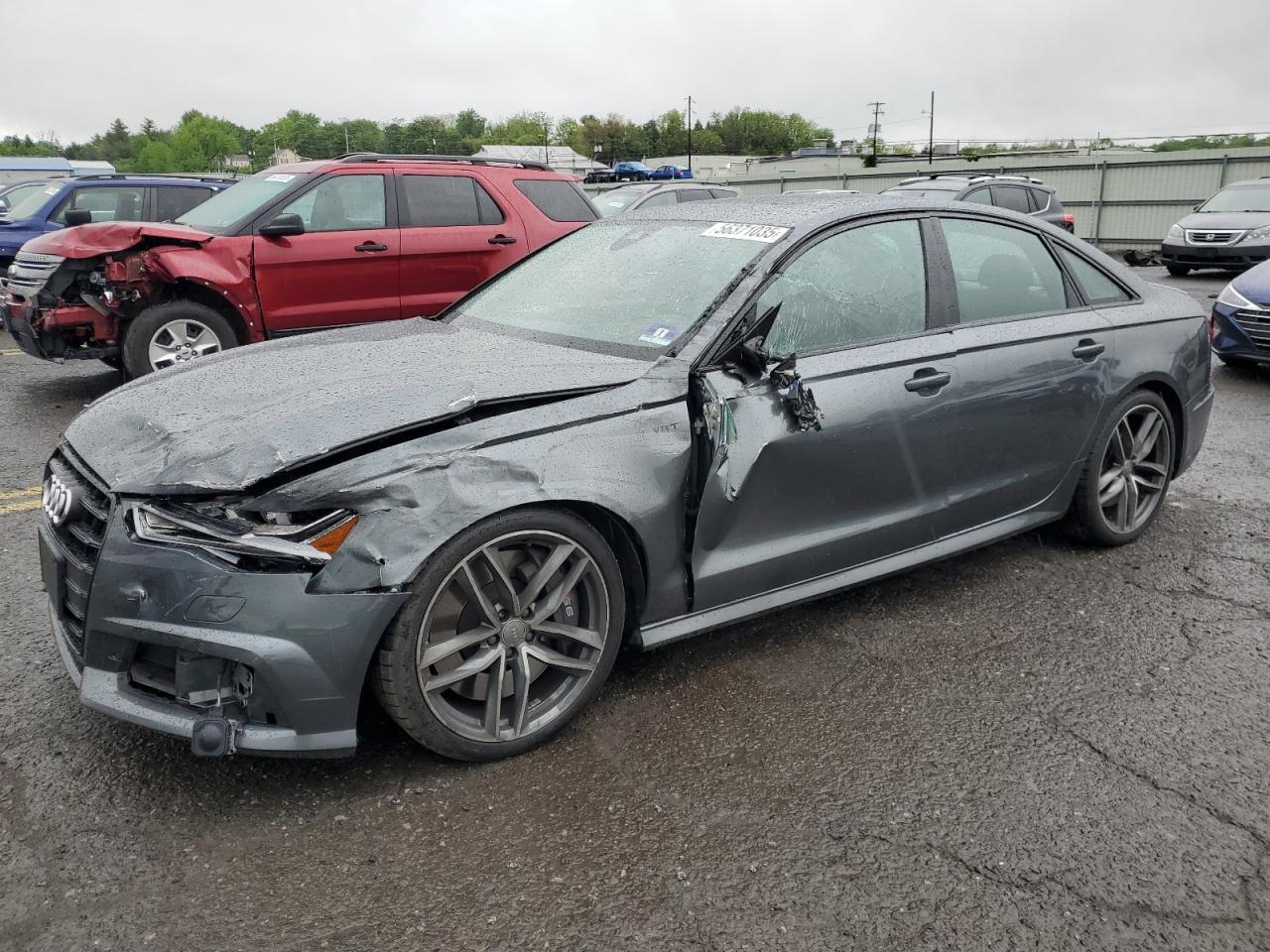 2017 Audi S6 Prestige, VIN WAUHFAFC4HN078477 — Перед