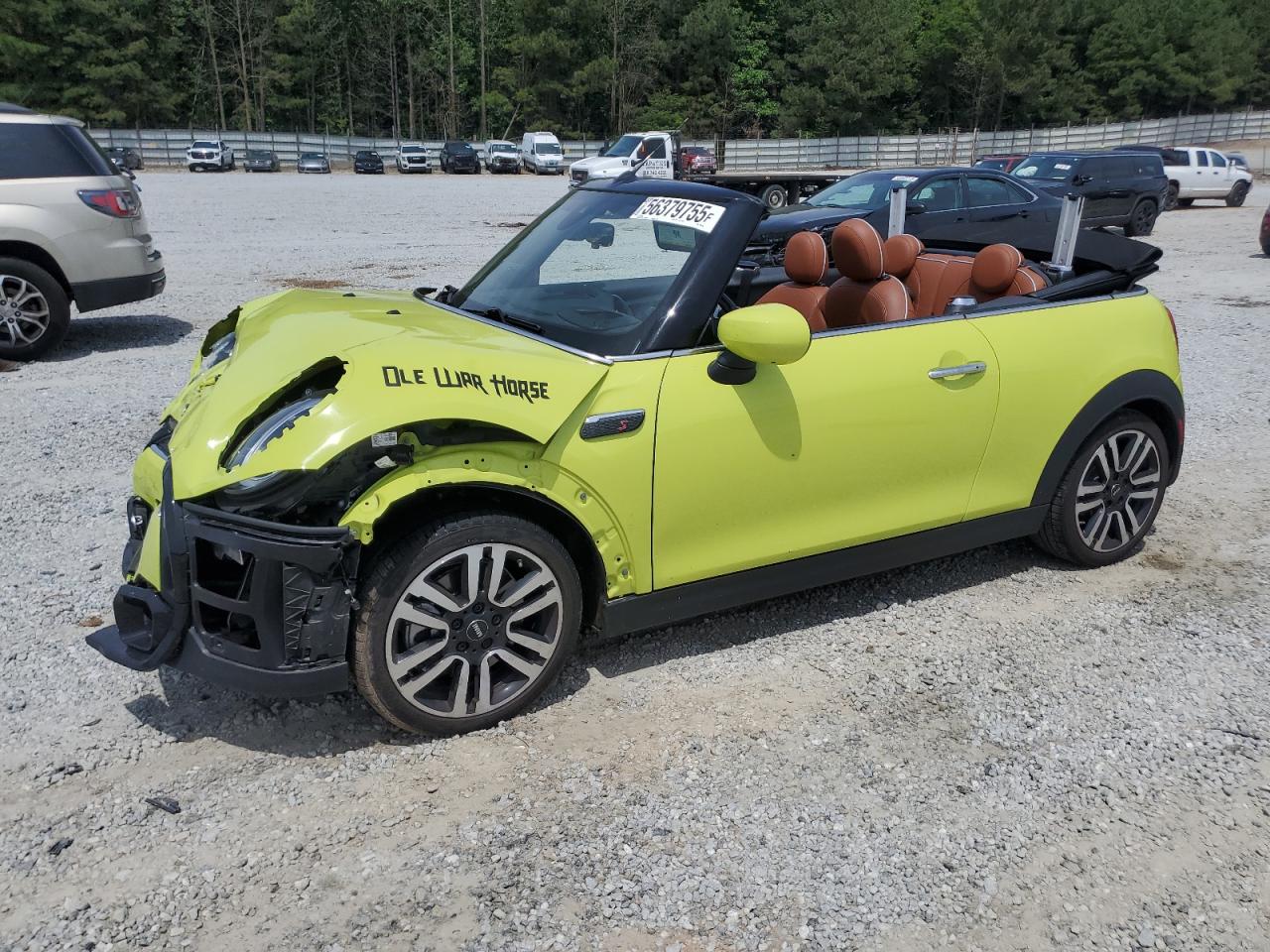 2022 MINI Convertible Cooper S, VIN WMW43DL0XN3P09016 — Перед