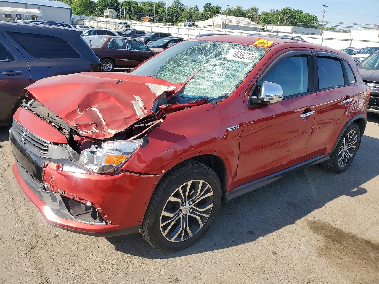 2017 Mitsubishi Outlander ES, VIN JA4AR3AU3HZ000766 — Перед