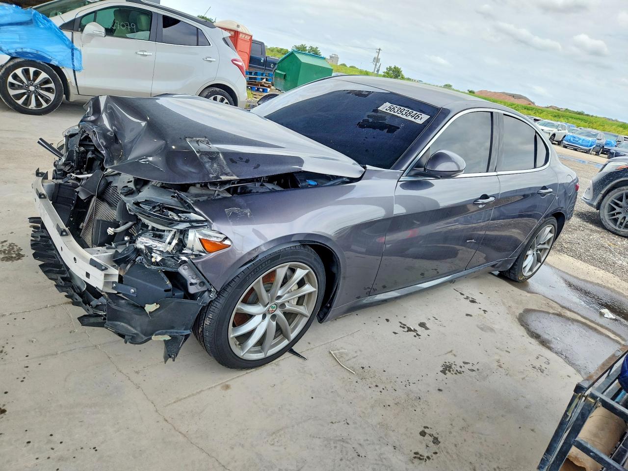 2019 Alfa Romeo Giulia, VIN ZARFAMANXK7599319 — Front end