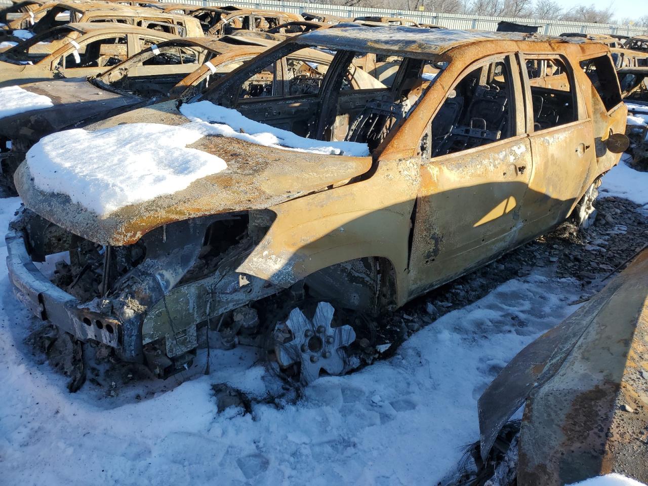 2009 Saturn Outlook XE, VIN 5GZER13D29J117407 — Burn
