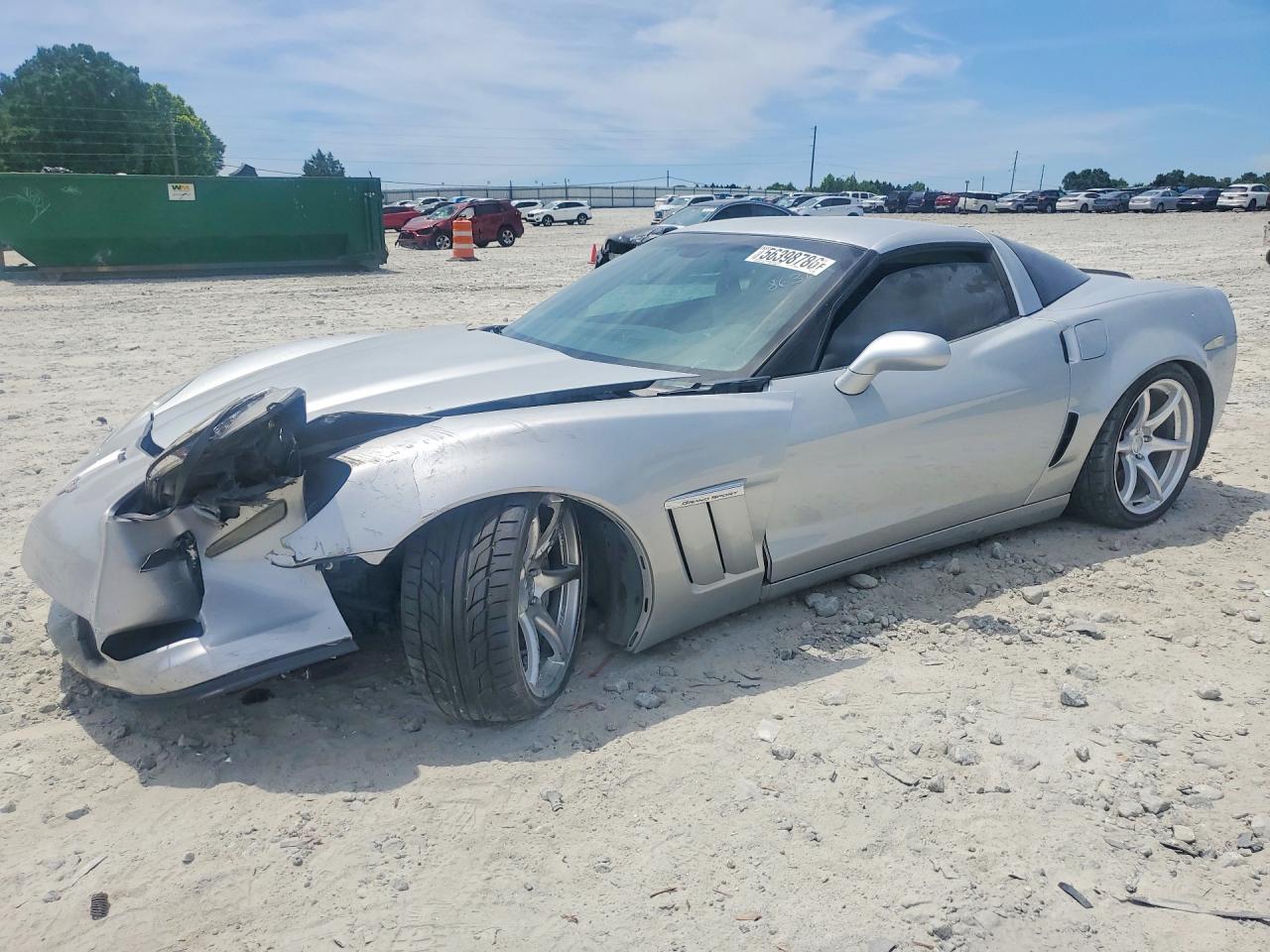 2012 Chevrolet Corvette Grand Sport 1LT, VIN 1G1YP2DW1C5108636 — Front end