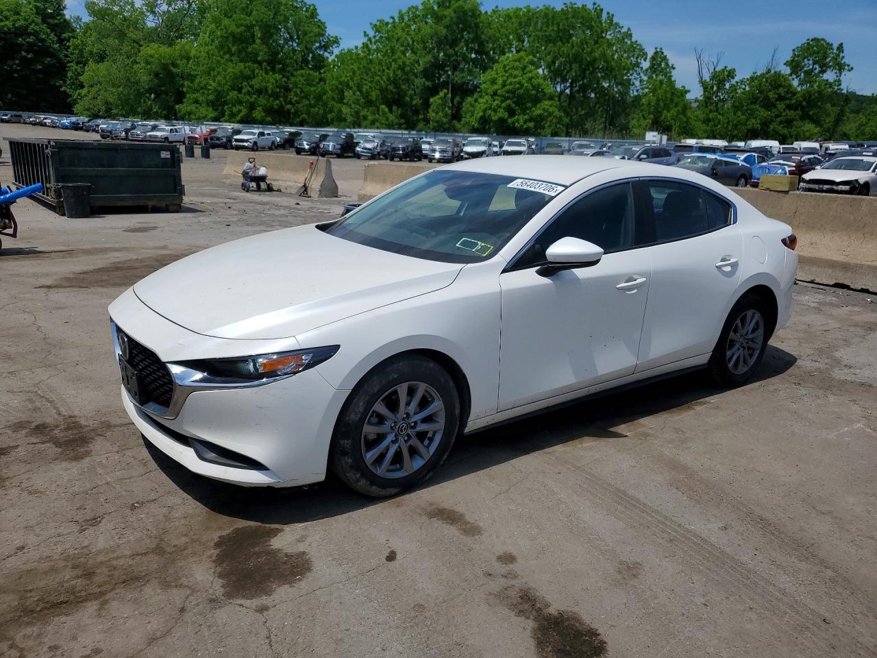 2023 Mazda 3 S, VIN 3MZBPAAM6PM376587 — Rear end