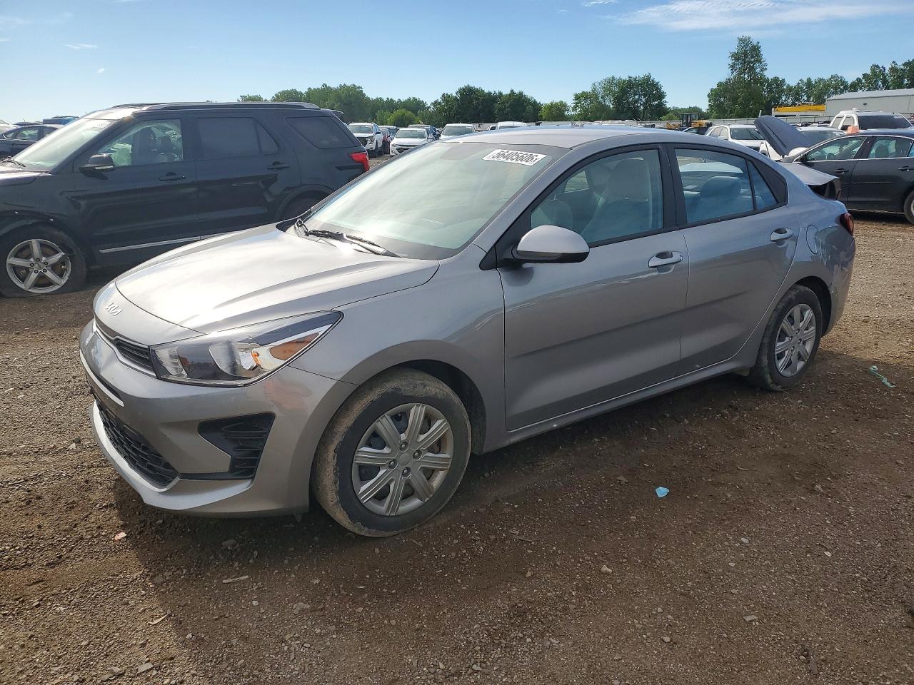 2023 Kia Rio S, VIN 3KPA24AD7PE618764 — Rear end