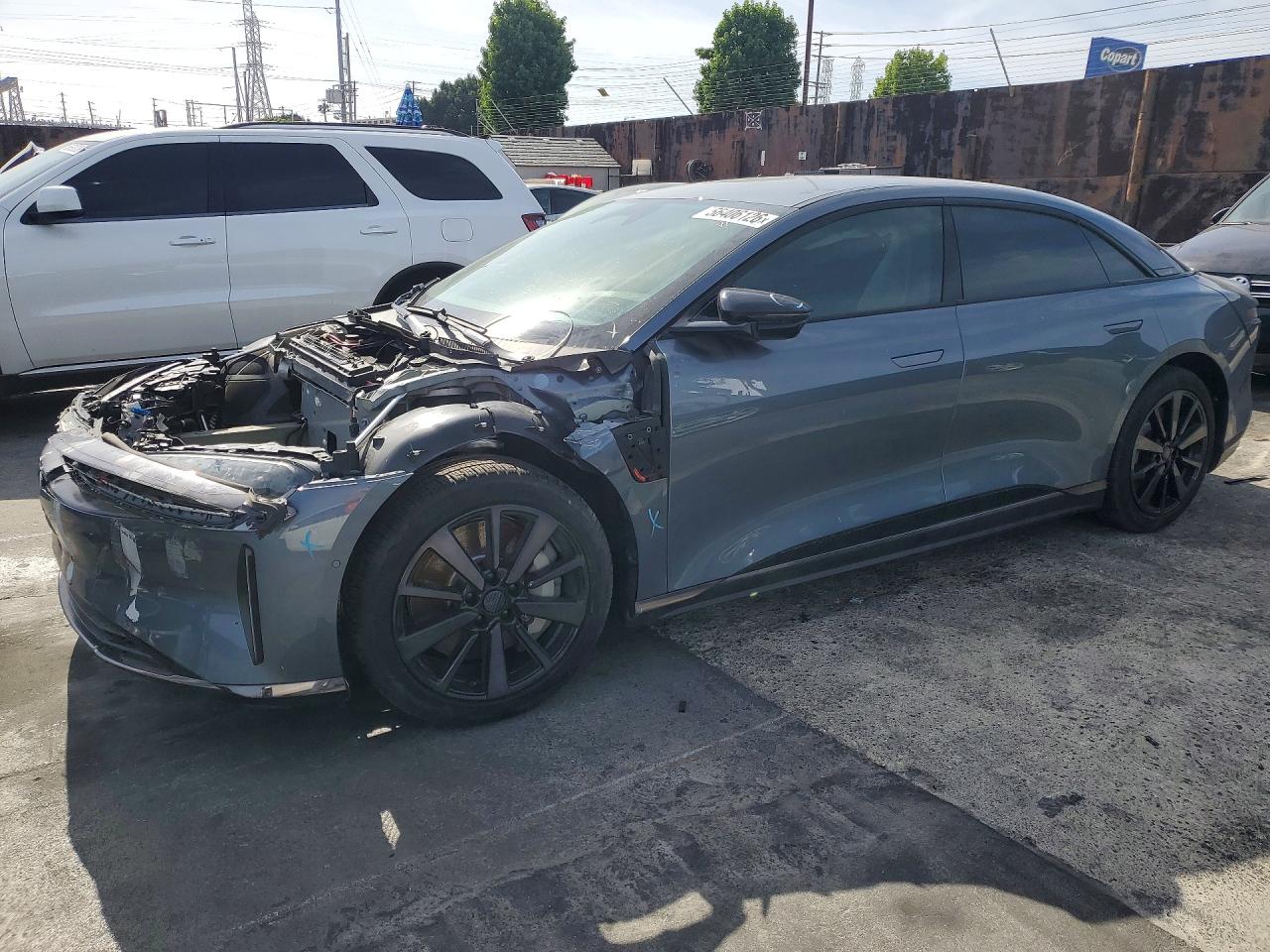 2025 Lucid Air Pure, VIN 50EA1PGA1SA020937 — Front end