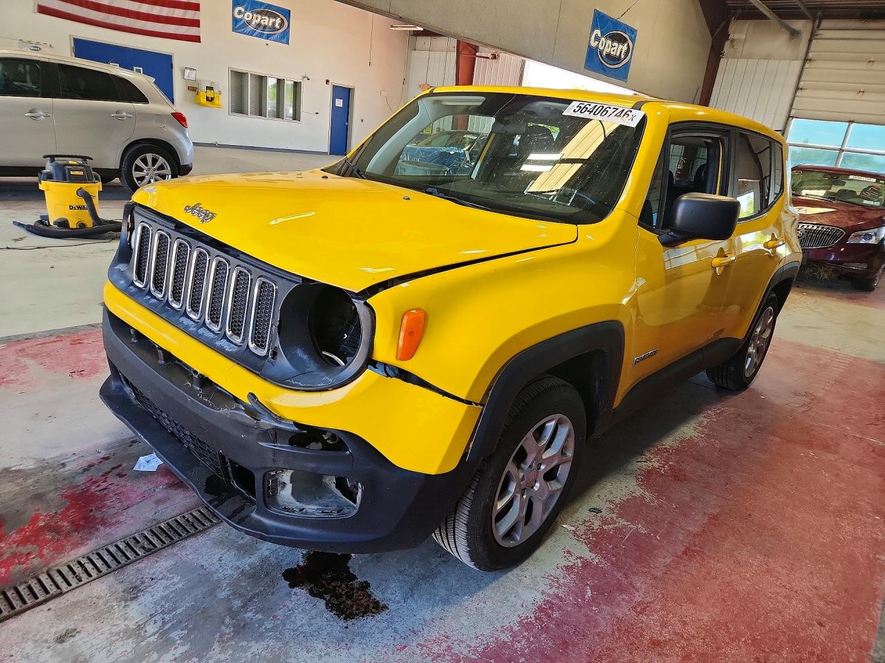 2018 Jeep Renegade Sport, VIN ZACCJBAB7JPH07694 — Перед
