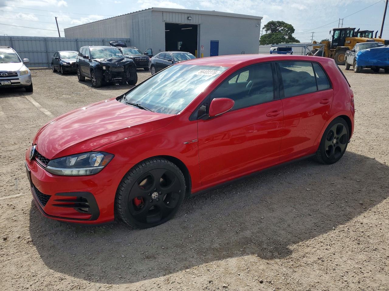 2018 Volkswagen Golf GTI S, VIN 3VW447AU6JM293821 — Rear end