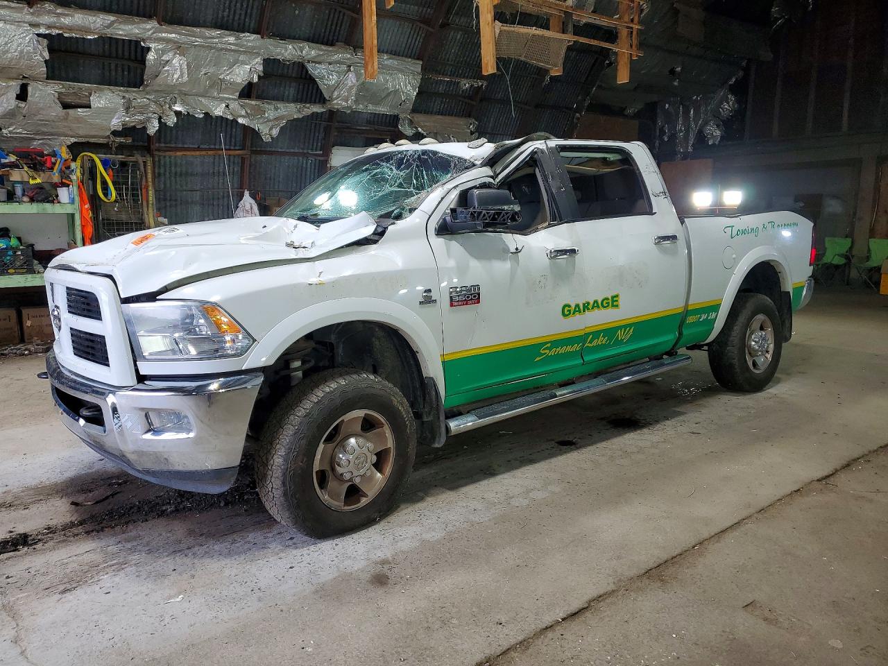 2012 Ram 3500 Big Horn, VIN 3C63D3DL7CG110946 — Rollover