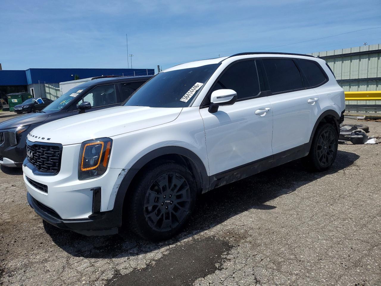 2022 Kia Telluride EX, VIN 5XYP3DHC0NG325535 — Rear end