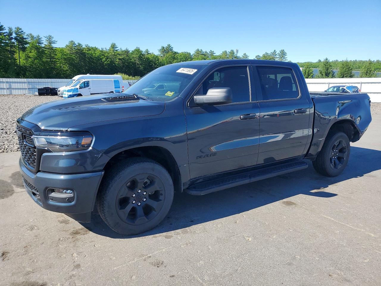 2025 Ram 1500 Tradesman, VIN 1C6RRFGGXSN245579 — Зад