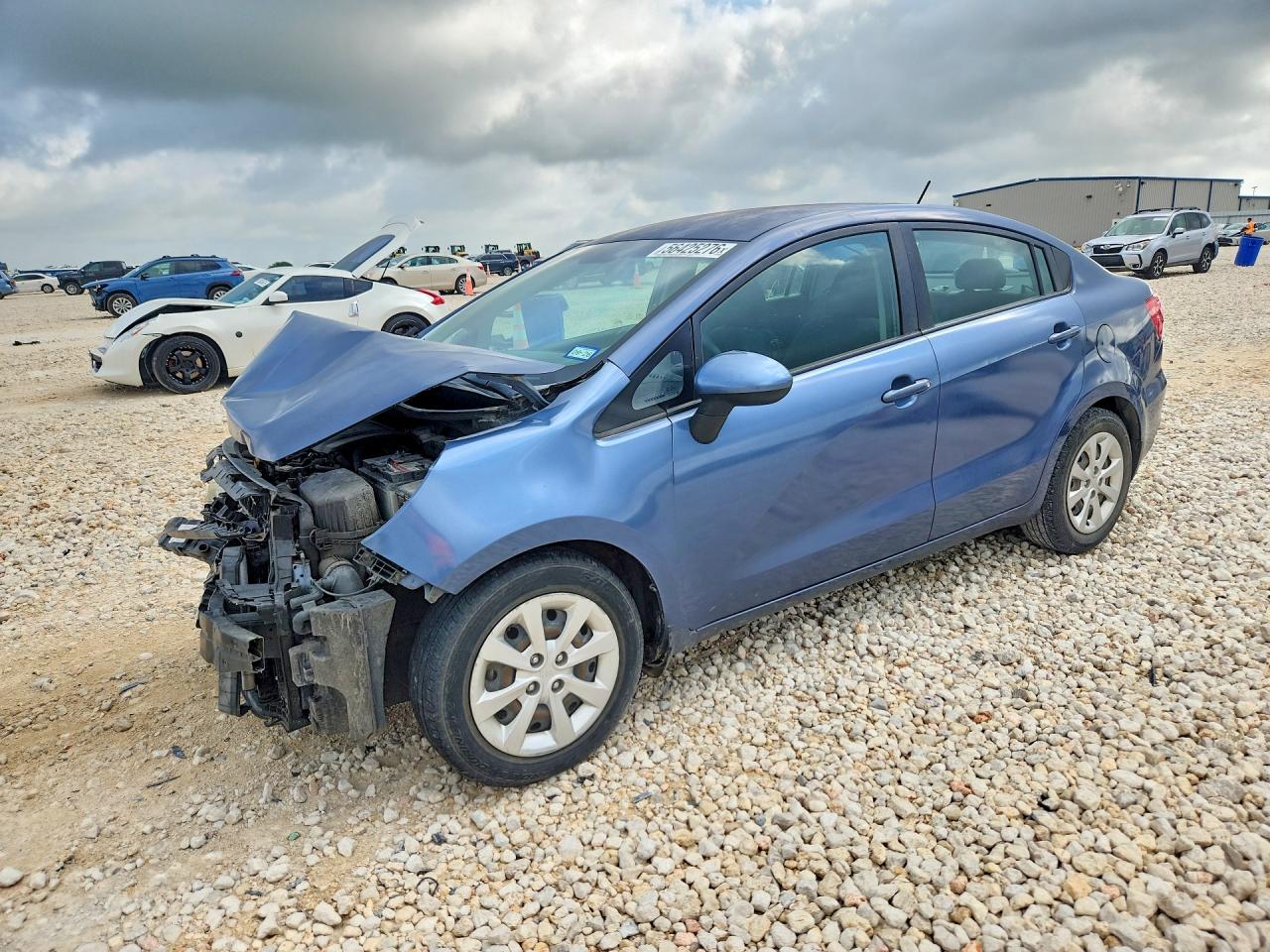 2016 Kia Rio LX, VIN KNADM4A34G6568620 — Front end
