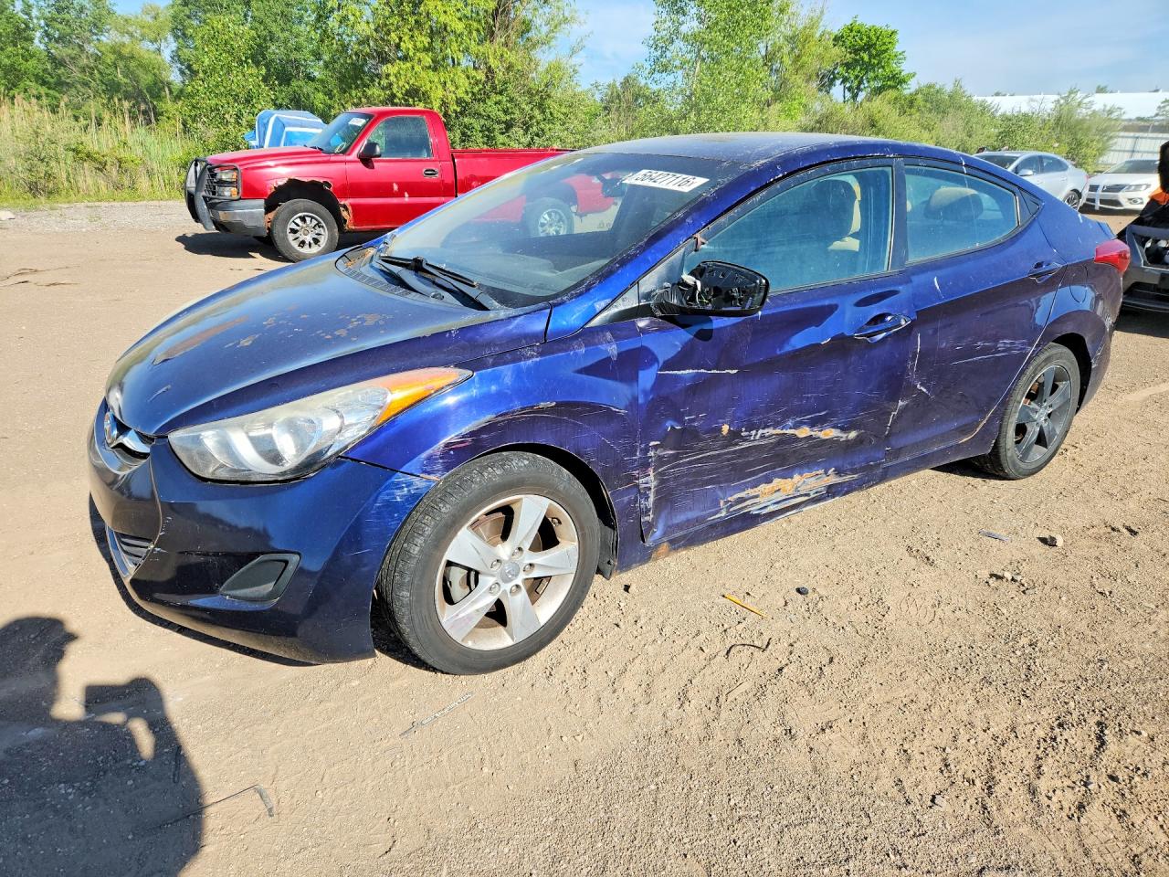 2013 Hyundai Elantra GLS, VIN 5NPDH4AE0DH314266 — Side