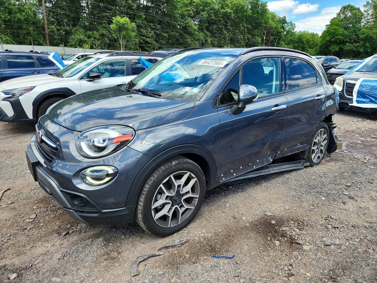 2020 FIAT 500X Trekking, VIN ZFBNFYB14LP870843 — Rear end