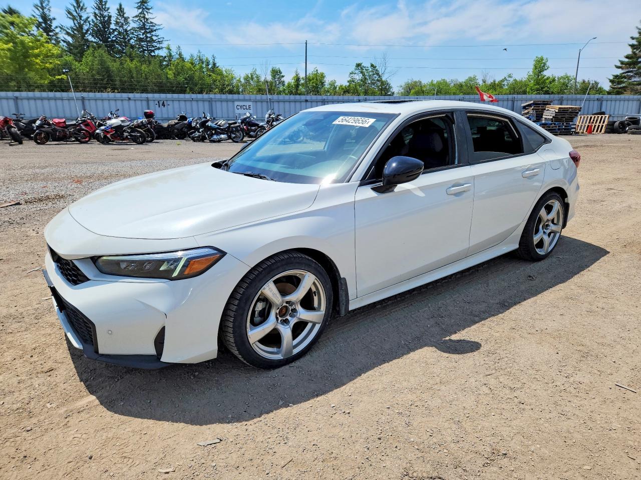 2025 Honda Civic Sport, VIN 2HGFE4F86SH000696 — Roof