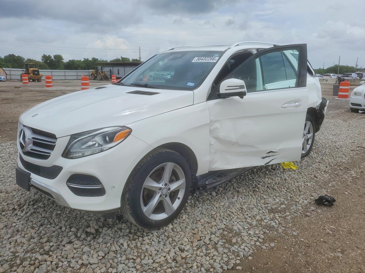 2017 Mercedes-Benz GLE 350, VIN 4JGDA5JB1HA816244 — Rear end