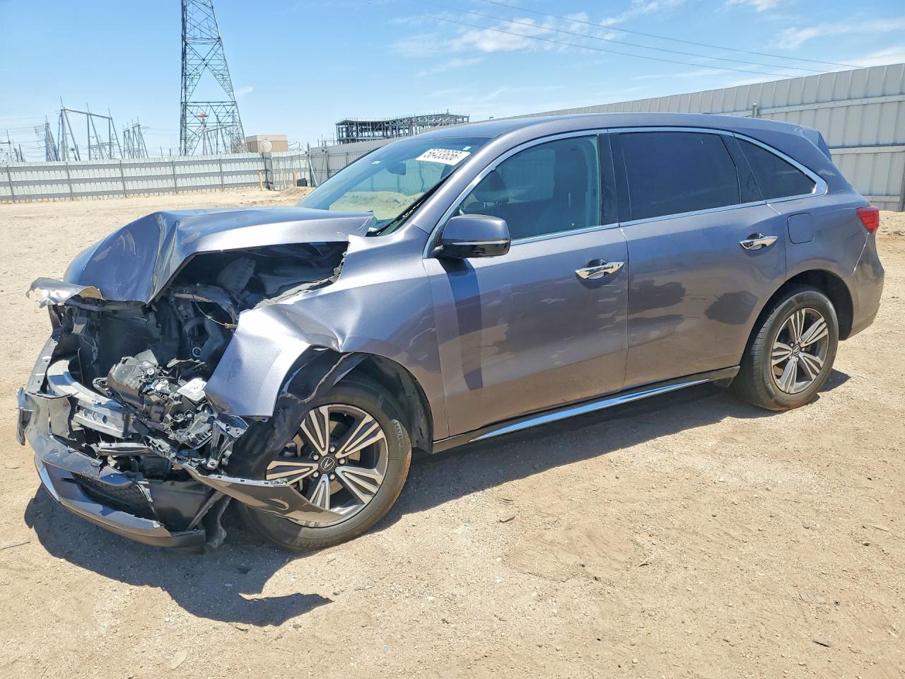 2018 Acura MDX, VIN 5J8YD3H35JL009009 — Front end