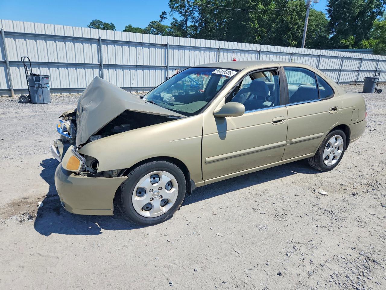 2003 Nissan Sentra XE, VIN 3N1CB51D73L800861 — Front end