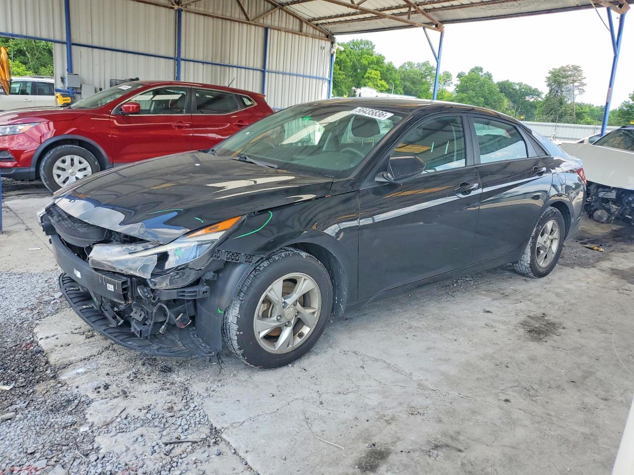 2021 Hyundai Elantra SE, VIN KMHLL4AG8MU177882 — Front end