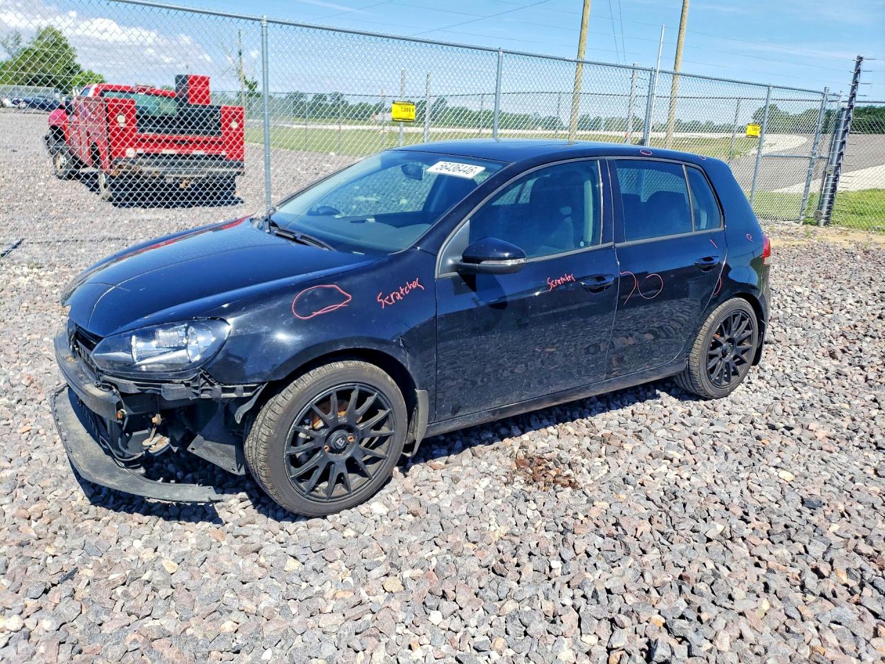 2013 Volkswagen Golf TDI, VIN WVWDM7AJXDW121773 — Front end