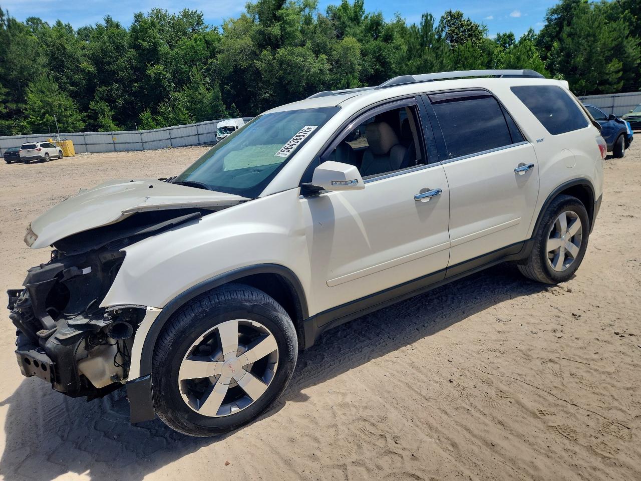2012 GMC Acadia SLT2, VIN 1GKKRSEDXCJ230878 — Front end
