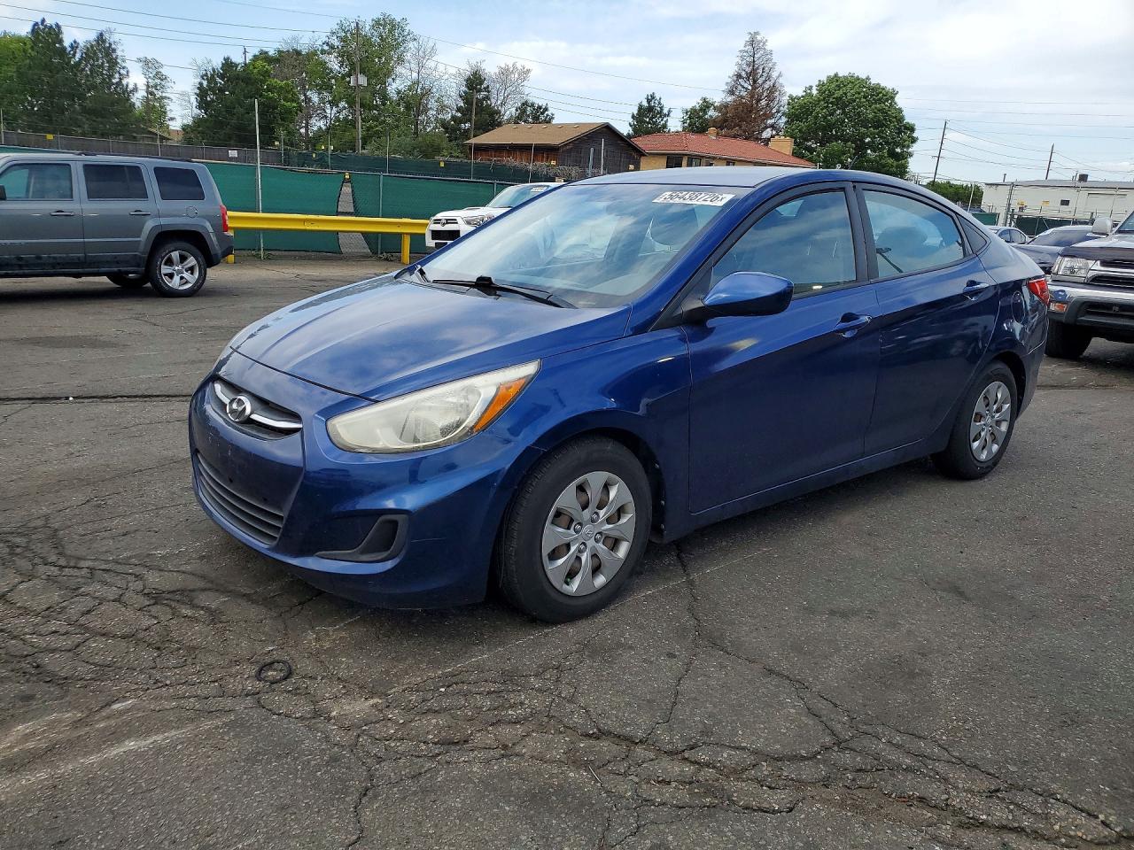 2016 Hyundai Accent SE, VIN KMHCT4AE8GU003782 — Minor dents and scratches