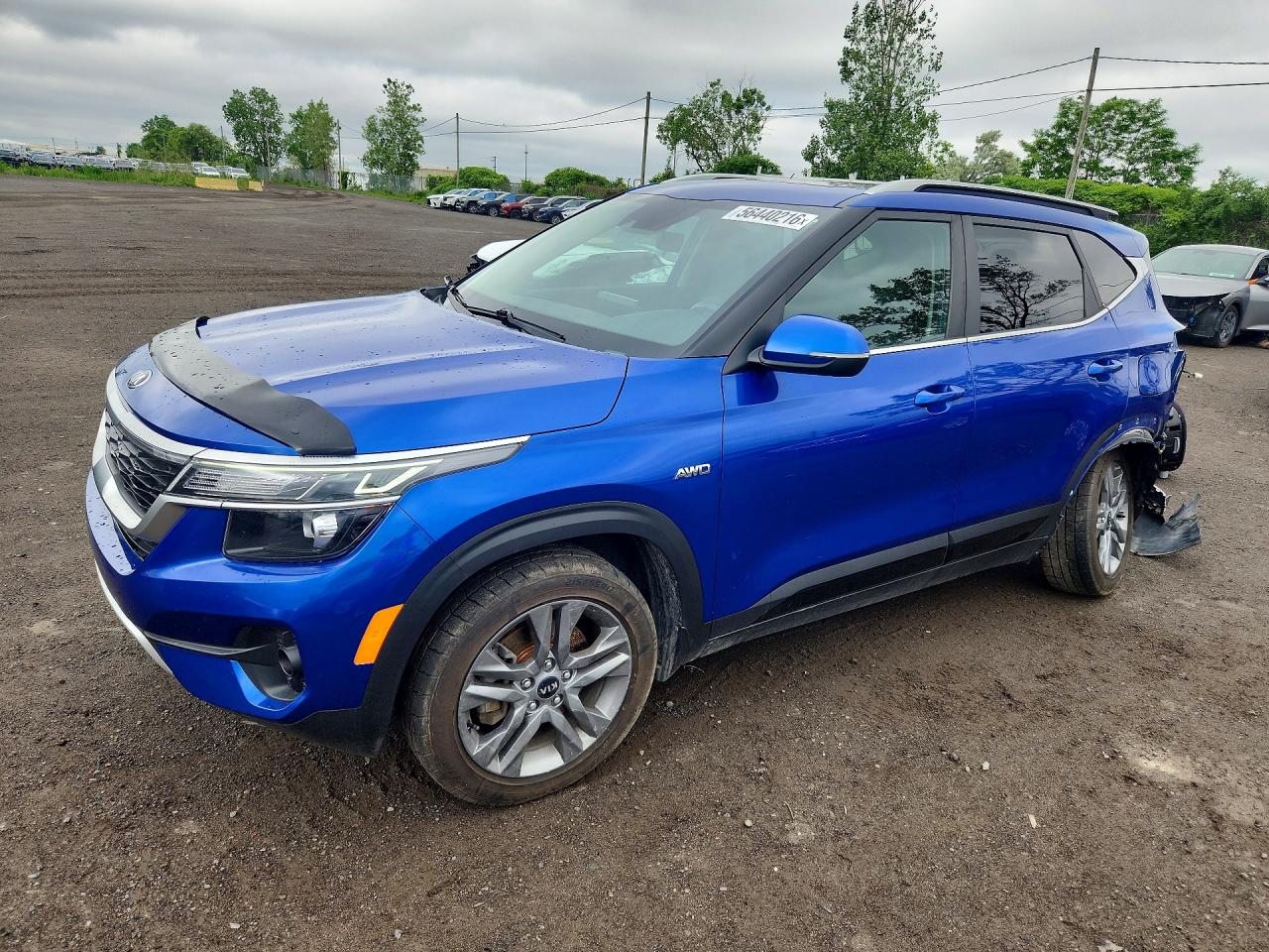 2021 Kia Seltos S, VIN KNDEUCAA0M7119733 — Rear end