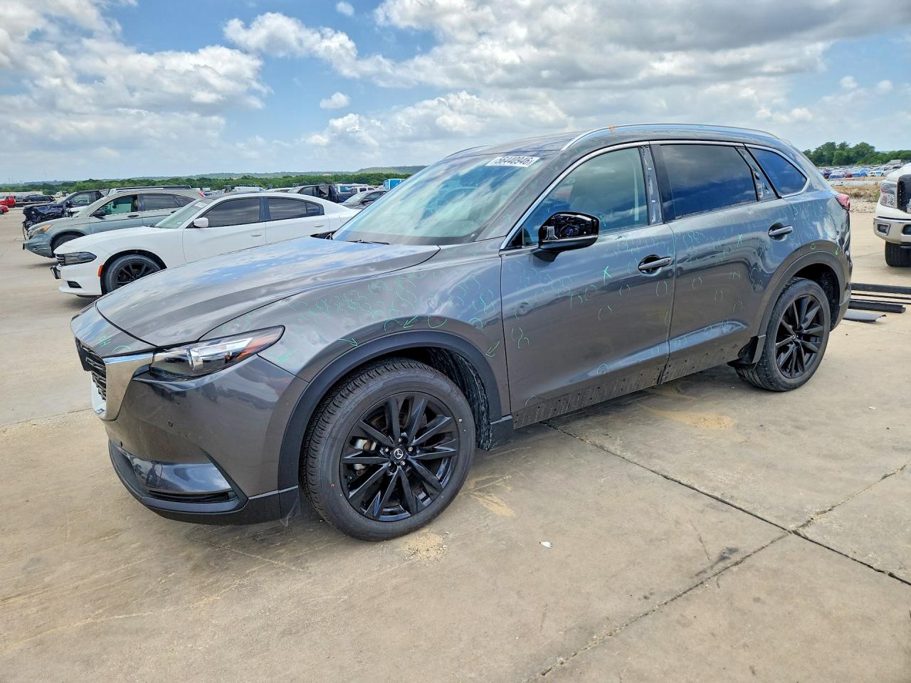 2022 Mazda CX-9 Touring Plus, VIN JM3TCBAY9N0627721 — Hail