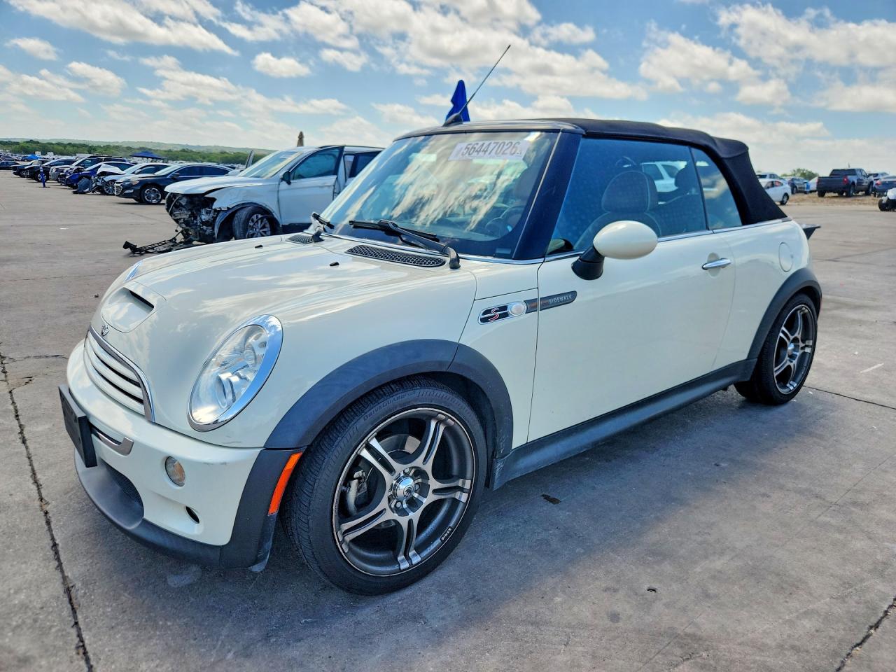2008 MINI Convertible S, VIN WMWRH33548TU81242 — Rear end