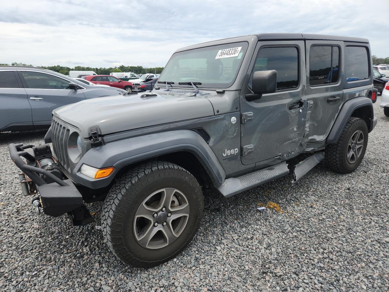 2018 Jeep Wrangler Unlimited Sport S, VIN 1C4HJXDNXJW207539 — Side
