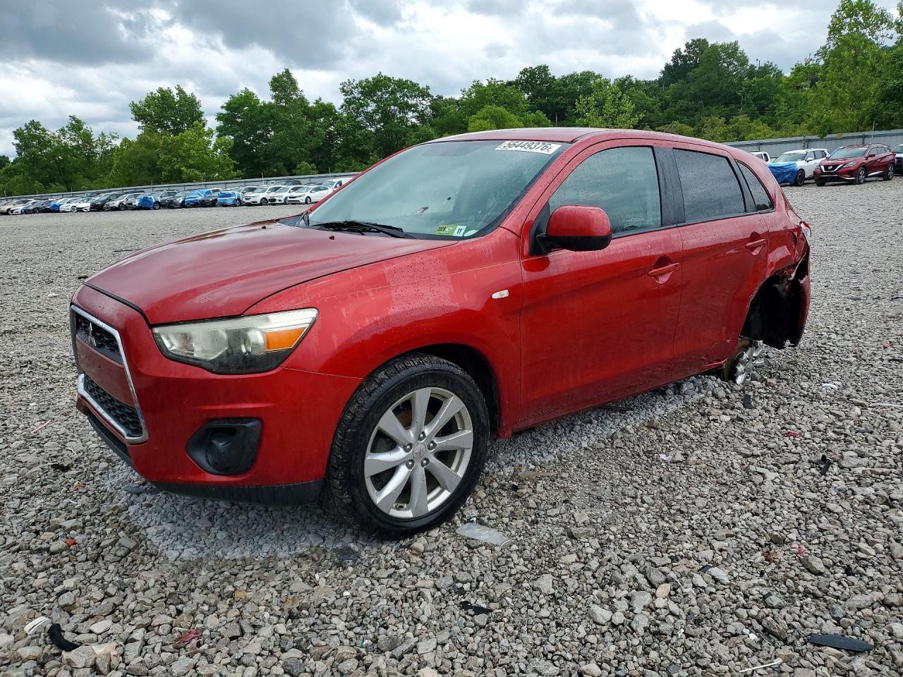 2014 Mitsubishi Outlander ES, VIN 4A4AR3AU7EE007219 — Undercarriage