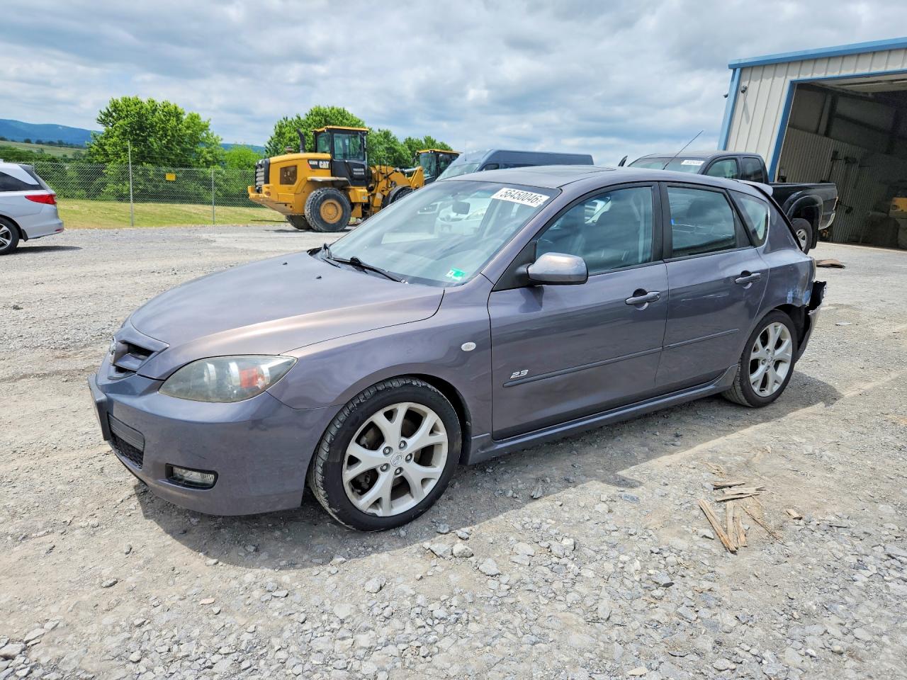 2007 Mazda 3 S Grand Touring, VIN JM1BK343871762702 — Rear end