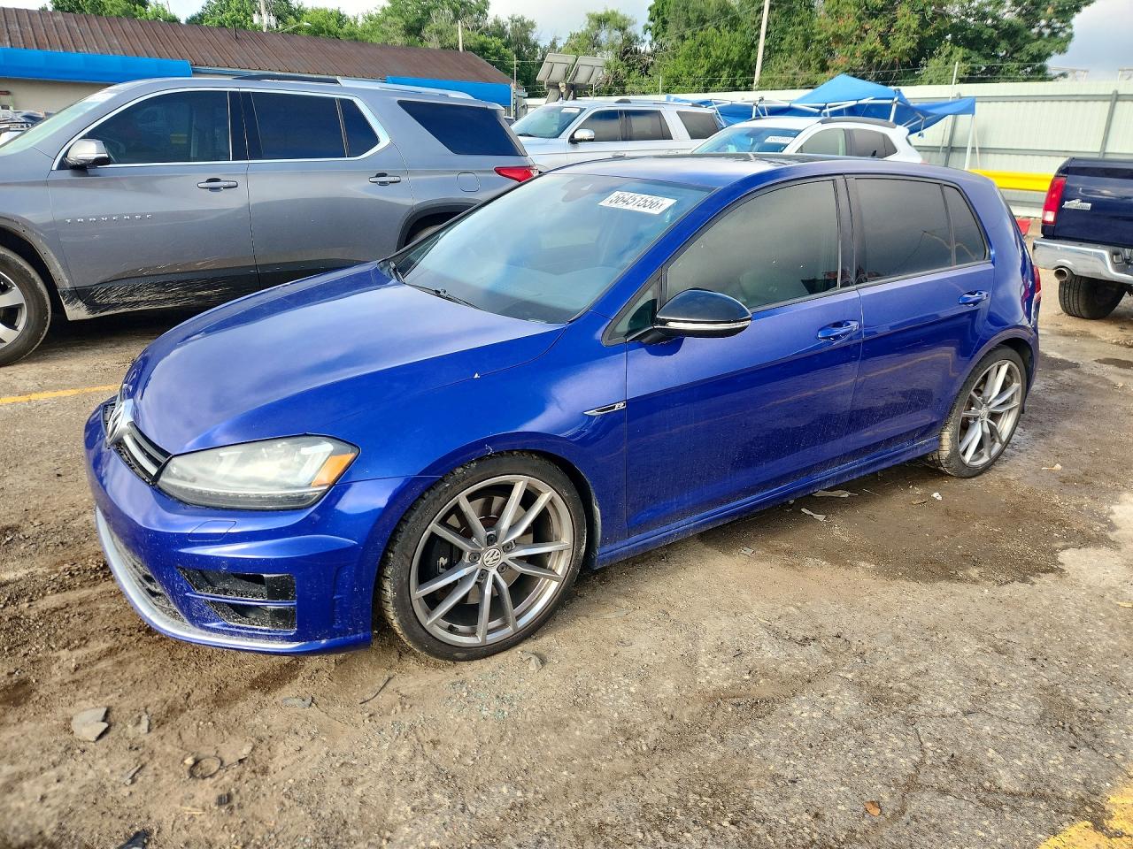 2017 Volkswagen Golf R, VIN WVWVF7AU3HW143239 — Front end