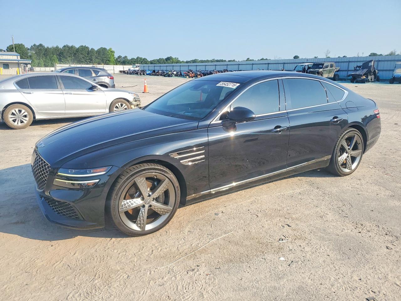 2023 Genesis G80 Sport, VIN KMTGB4SD0PU185283 — Minor dents and scratches