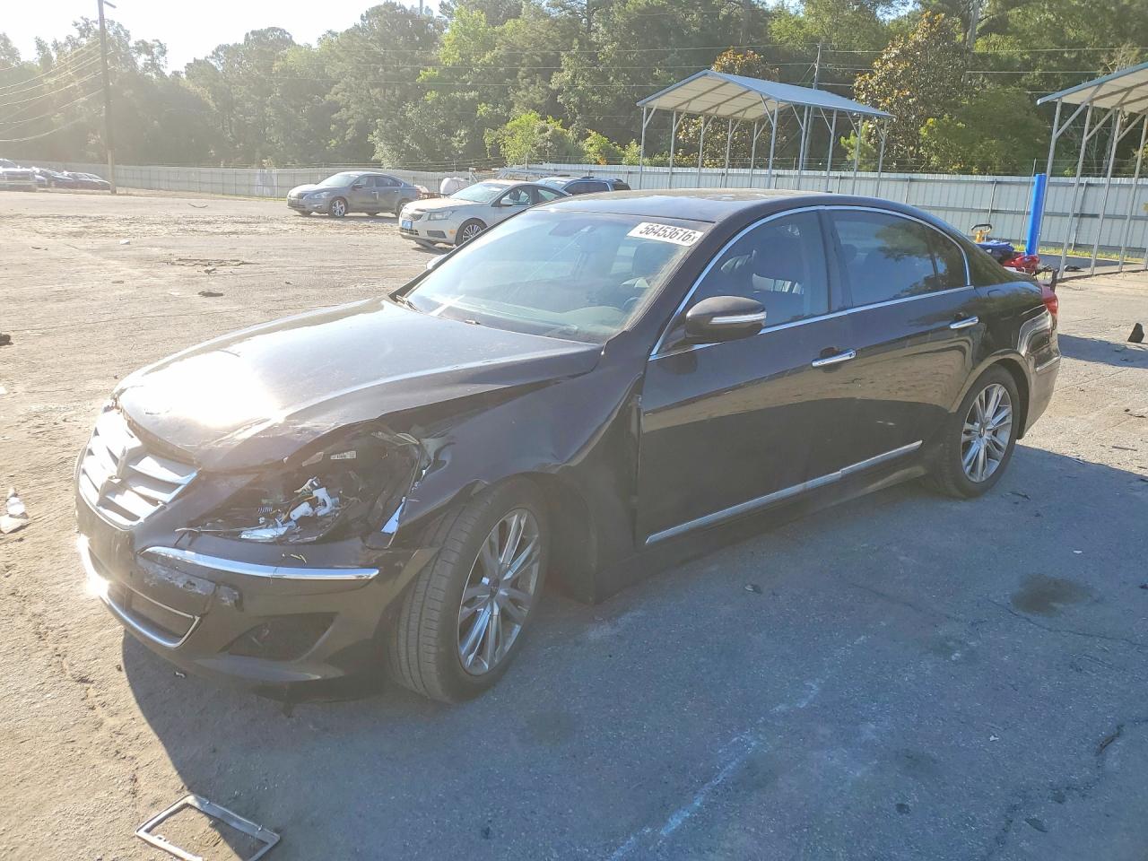 2014 Hyundai Genesis 3.8L, VIN KMHGC4DD9EU263299 — Перед