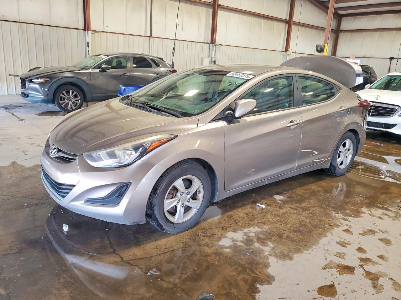 2014 Hyundai Elantra SE, VIN 5NPDH4AE1EH537532 — Rear end