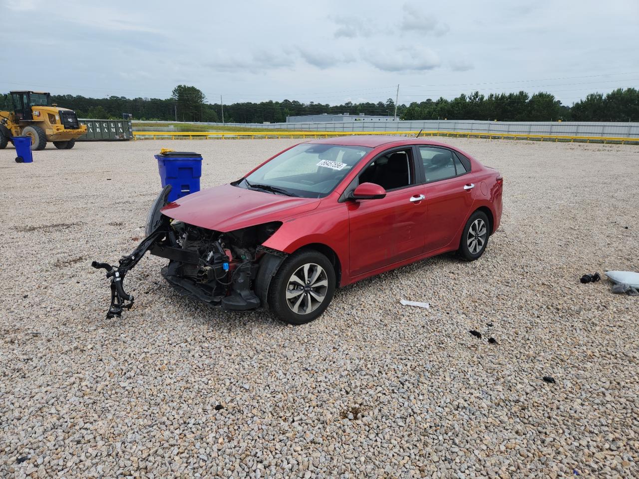 2021 Kia Rio S, VIN 3KPA24AD7ME391104 — Front end